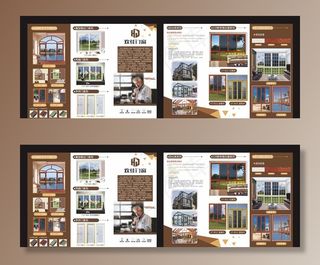门窗三折页图片