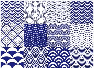 波浪图案图形图片