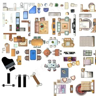 室内平面素材图片