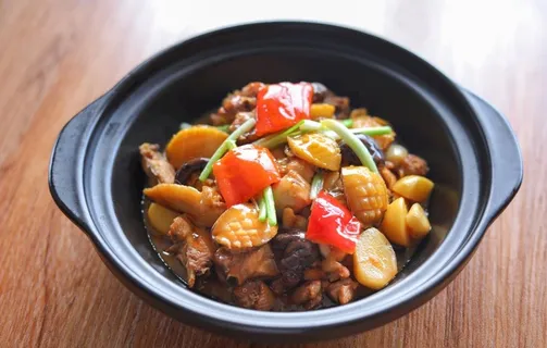 鲍鱼焗鸡图片 鲍鱼焗鸡图片