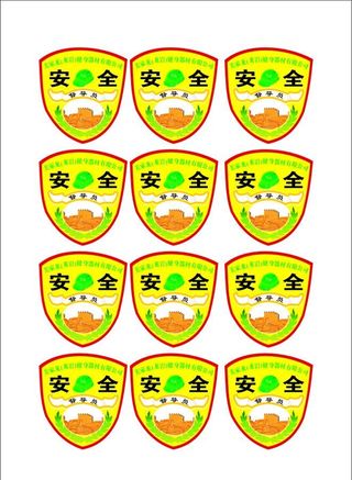 安全 肩章图片