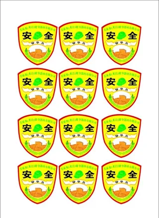 安全 肩章图片