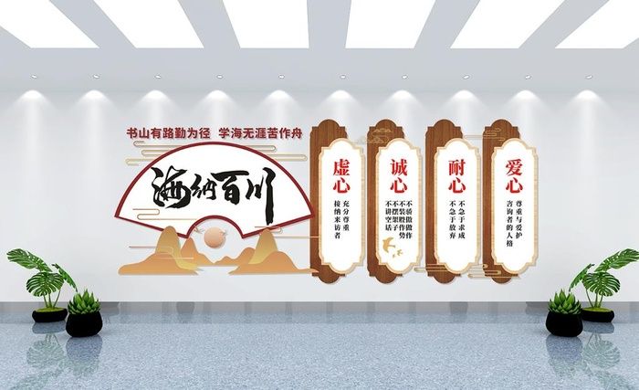 中国风文化墙图片cdr矢量模版下载