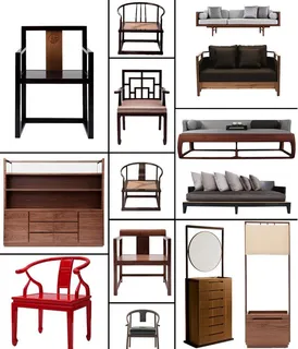 中式 禅 东方 PSD分层家具图片