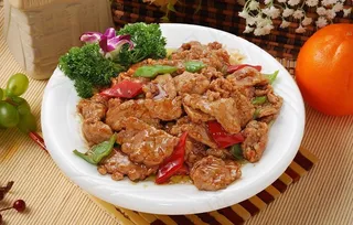 生炒黄牛肉图片