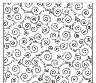 现代矢量卷卷纹云纹背景图案图片