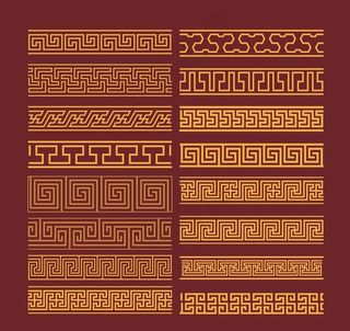 传统边框底纹图片