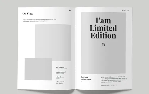 画册杂志样机图片