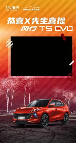 风行T5EVO交车海报图片 风行T5EVO交车海报图片