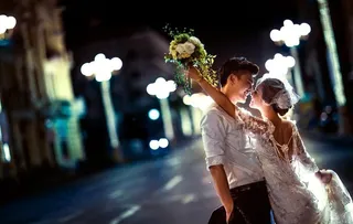 唯美婚纱照图片