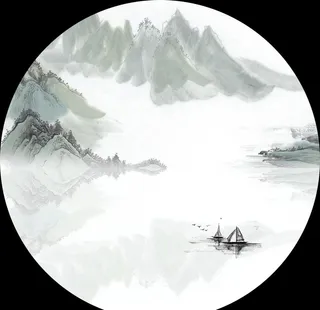 意境山水画图片