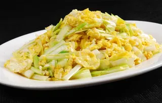 韭黄炒鸡蛋图片