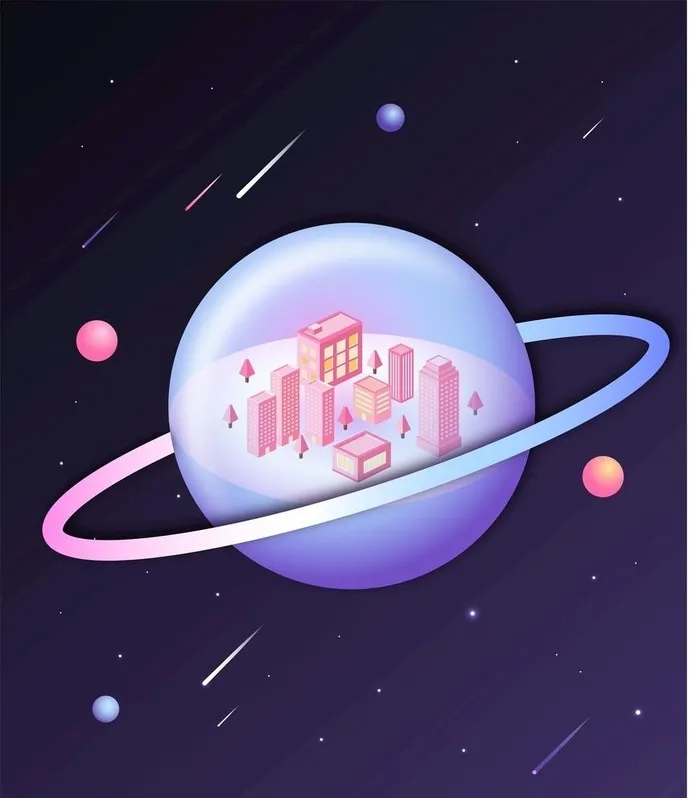 2.5D插画图片