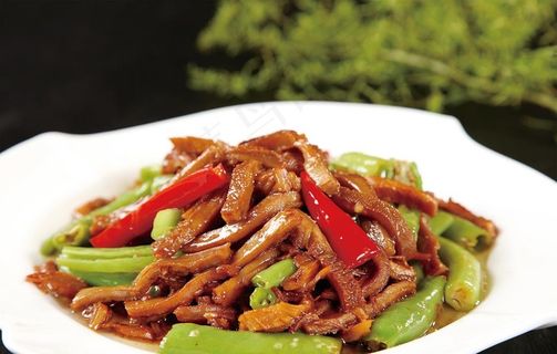 杭椒炒牛肚图片