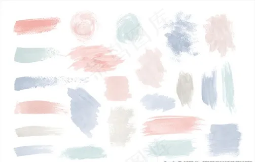 水彩笔刷合集图片 水彩笔刷合集图片