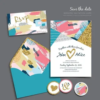 艺术涂鸦生日贺卡图片