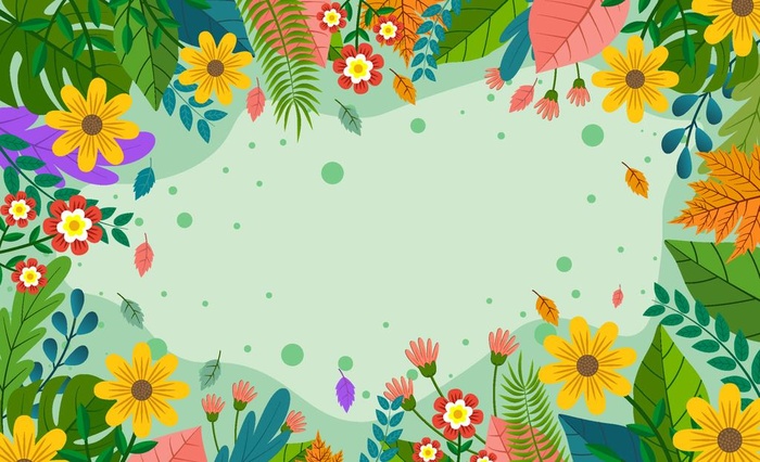 春天插画图片eps,ai矢量模版下载