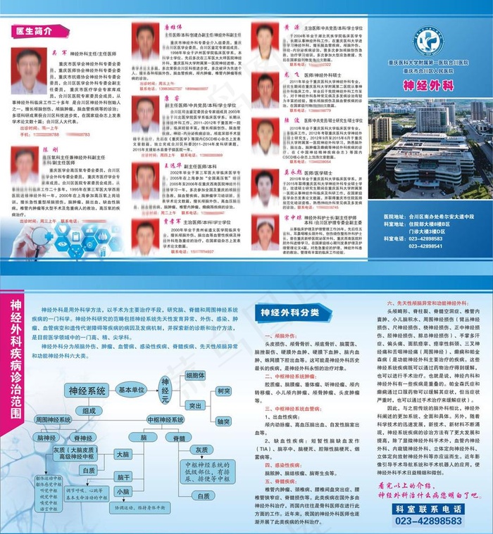 神经外科四折页图片(0×0像素())cdr矢量模版下载