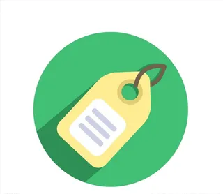 行李标签圆形图标图片