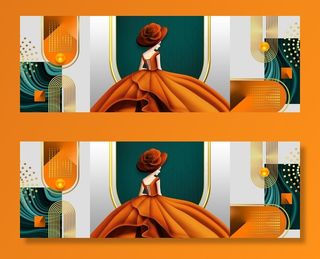 美女装饰画图片