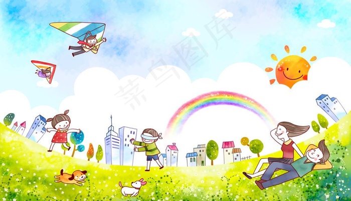 捉迷藏图片psd模版下载