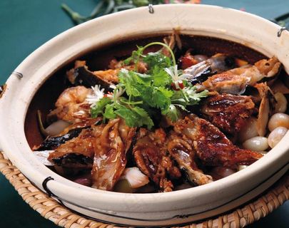 砂窝焗鱼头图片