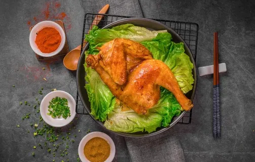 烤鸡美食图片 烤鸡美食图片