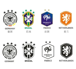 世界杯,足球队队徽,德国队队徽,巴