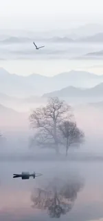 新中式 山水画 图片