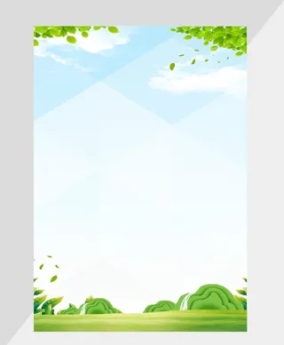 绿色背景展板图片