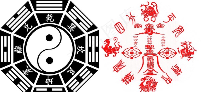 招财八卦图片