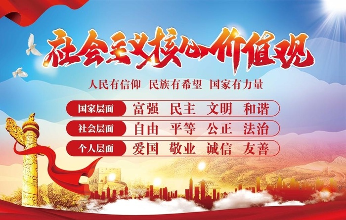 核心价值观图片(5787x3858)psd模版下载