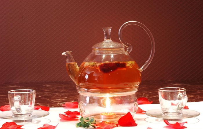 玫瑰花茶图片