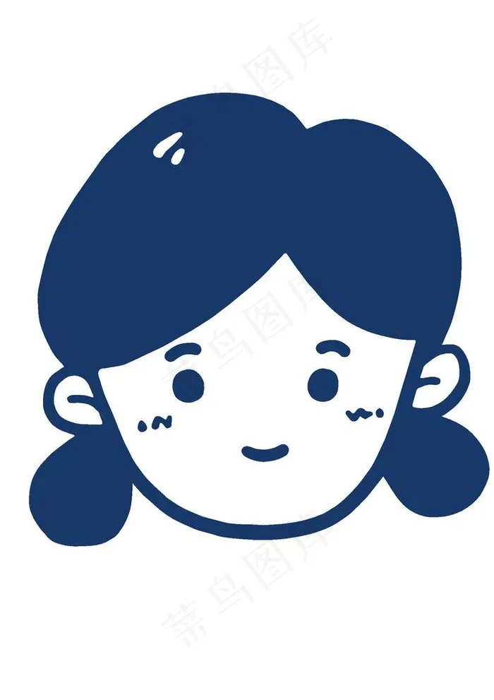 卡通女孩头像情侣头像图片