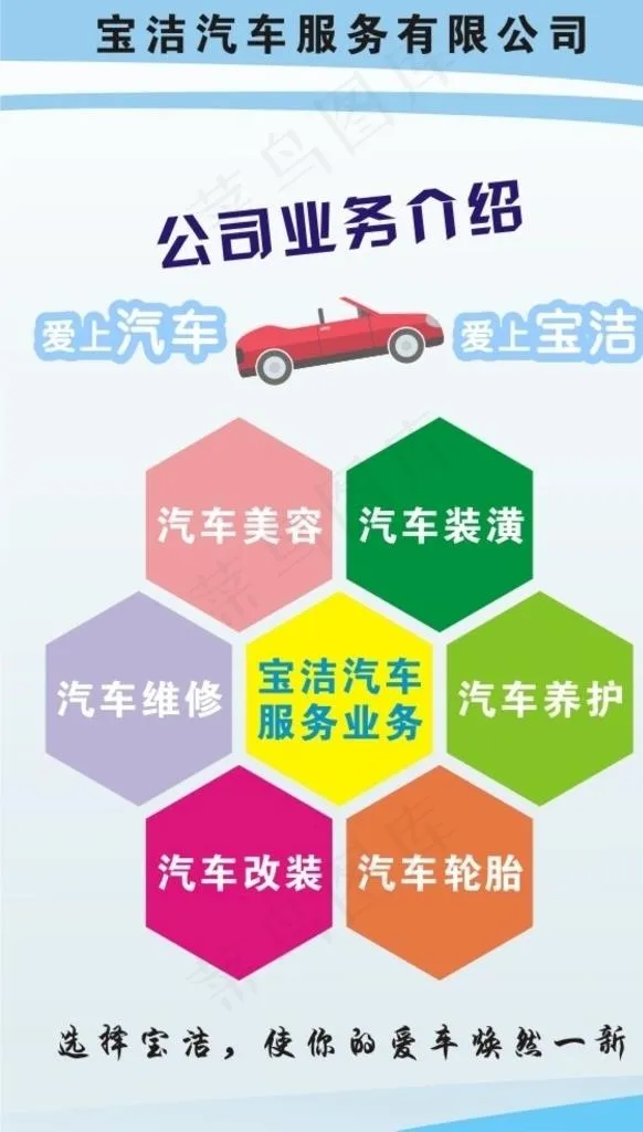 公司业务介绍展架图片cdr矢量模版下载
