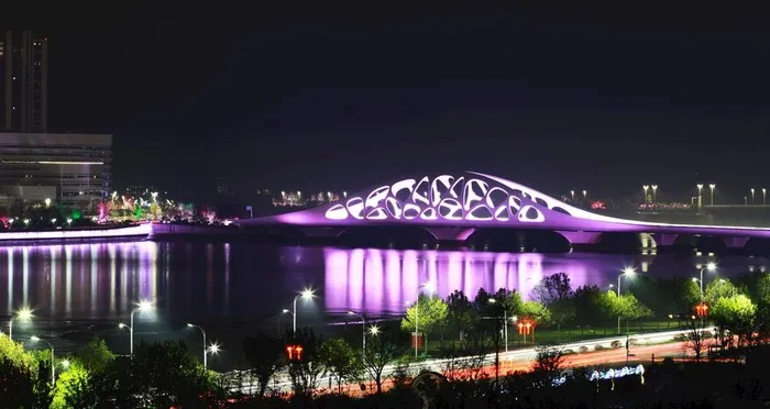黄岛夜景图片