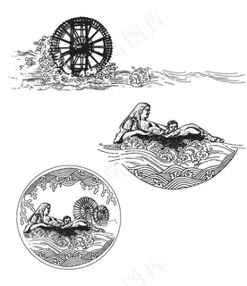 水车   黄河母亲   兰州水图片