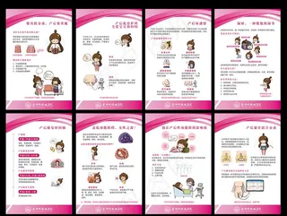 妇科展板图片