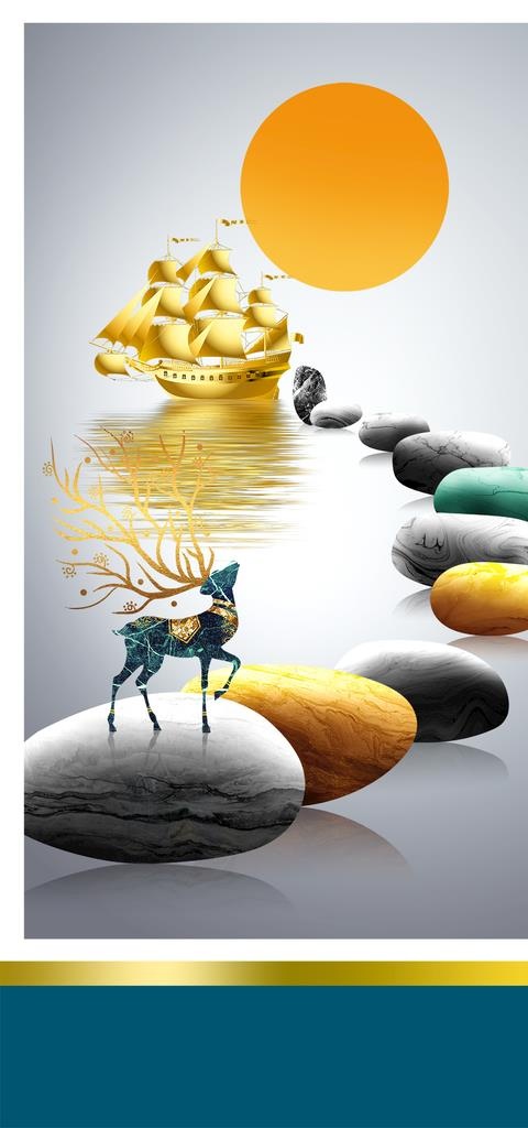 玄关装饰画图片(4724x9449)psd模版下载