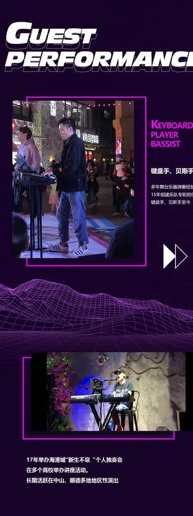 嘉宾长图介绍海报图片psd模版下载