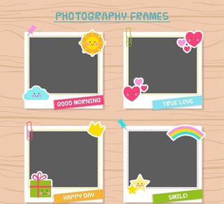 卡通照片边框图片