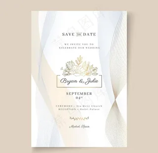 婚礼 结婚 请柬 邀请函图片