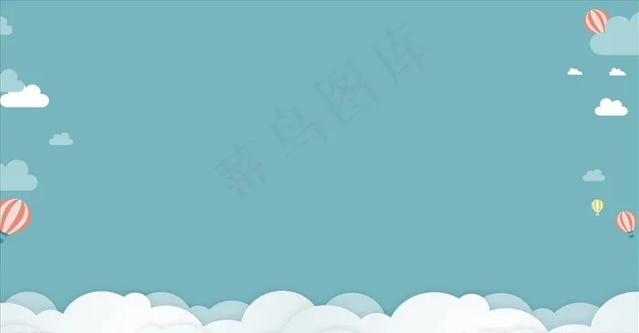 卡通展板背景图片cdr矢量模版下载