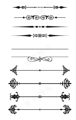 欧式花纹箭头图片