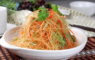 冷拼凉拌三丝图片