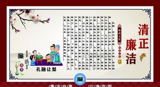 孔融让梨 廉政故事 小故事图片