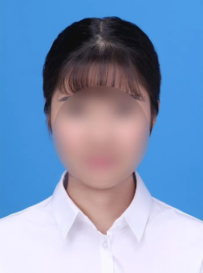 证件照女服装图片(1242x1719)psd模版下载