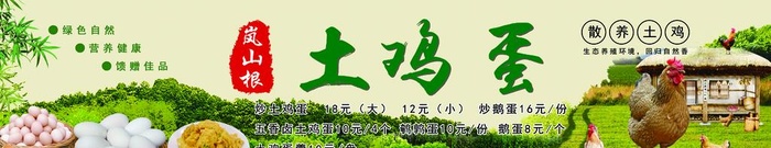 土鸡蛋海报图片(3937x886)