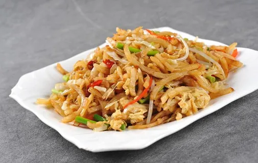 炒饼丝图片 炒饼丝图片