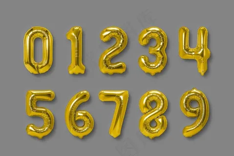 数字气球图片 数字气球图片